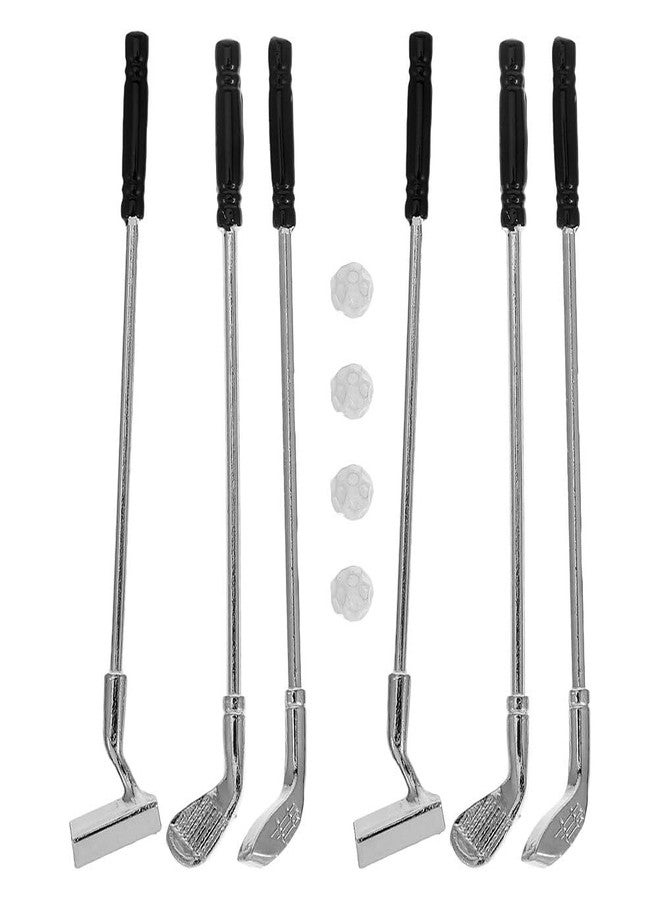 IMIKEYA Miniature Golf Club Toy Set Dollhouse Golf Accessories for Diorama Toy - Image 1